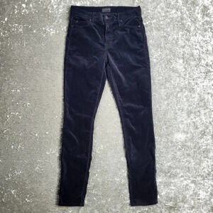 Mother The Charmer Black Velvet Pants